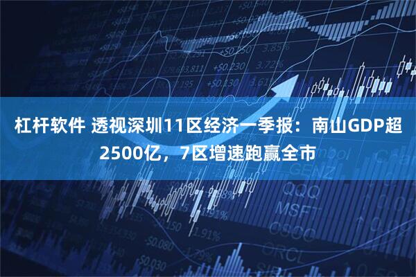 杠杆软件 透视深圳11区经济一季报：南山GDP超2500亿，7区增速跑赢全市